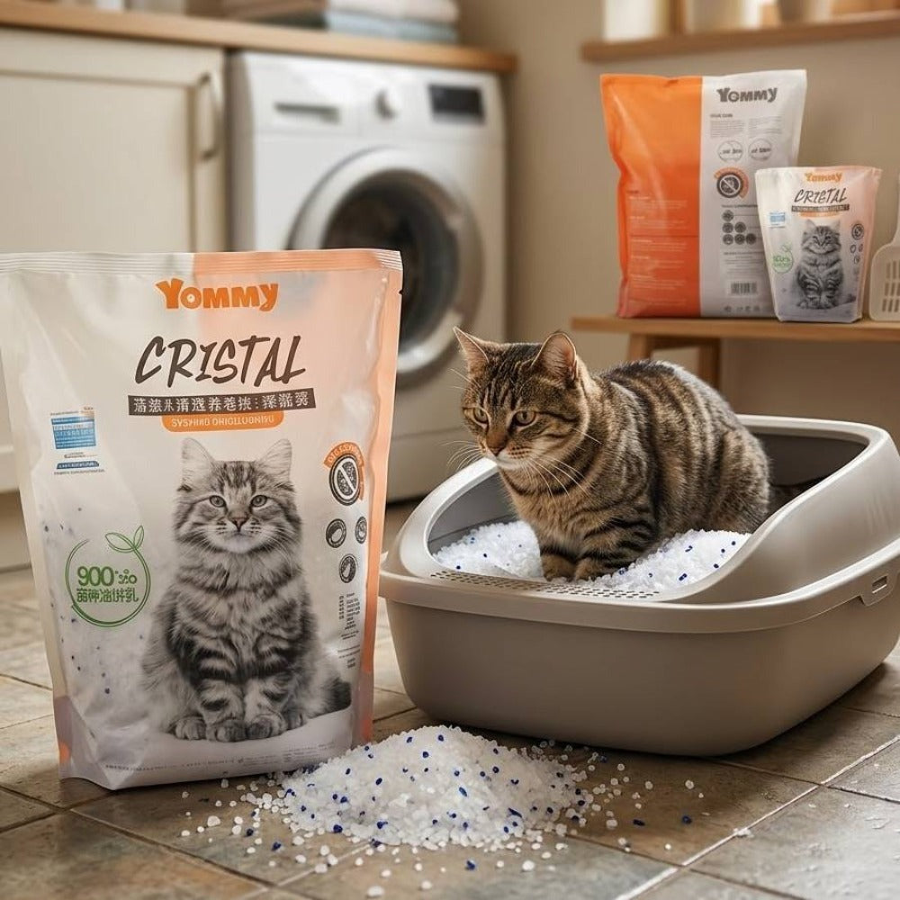Arena para gatos con tofu perfutado, 6 l (1 paquete), original, arena para gatos con manzana, lavanda, limón y fibra de soja.