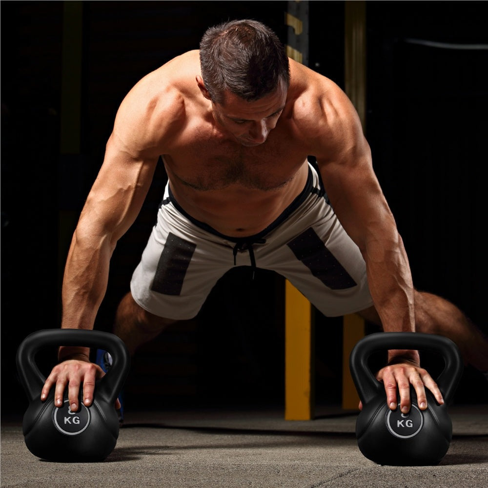 Dispositivo de entrenamiento de costos Kettlebell conjunto de 20 Kg de bola de mancuerna de swing de mancuerna redonda de peso de Kettlebell de swing de mancuerna para estudio de fitness y hogar