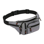 Riñonera multifuncional de nailon de alta calidad, unisex, apta para senderismo, correr, ciclismo al aire libre, bolsa de cinturón cruzada de gran capacidad