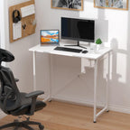Mesa Escritorio Plegable, Mesa de Oficina Plegable, para Ordenador, Pequeño Mesa Ordenador Plegable Escritorios portátiles para Estudio, Casa Oficina 80x40x75cm