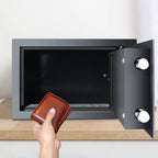 Caja Fuerte de Seguridad para Ropa y Objetos de Valor, Caja Fuerte Digital con 2 Llaves para Negocios, Dinero, Joyas y Objetos de Valor, Ideal como Regalo de Halloween o Navidad