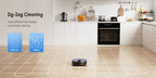 Lubluelu 2025 Nuevo Robot Aspirador y Trapeador B40Plus/Sl60D - Succión Potente de 5100Pa, Autovaciado, Mapeo Multi-Suelo, Solución de Limpieza 3 en 1 para Pelo de Mascotas, Alfombras y Suelos Duros con Función de Autocarga