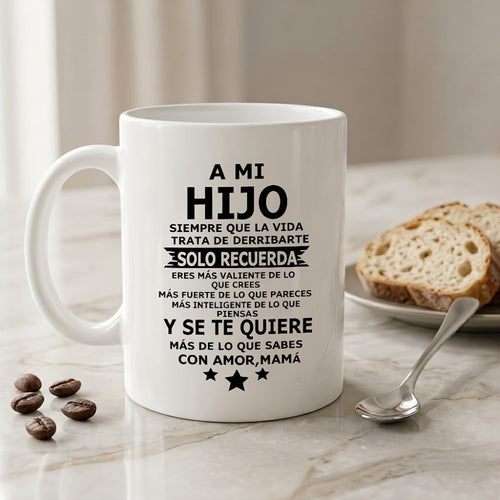1 taza de cerámica de 11 oz de alta calidad con un diseño único que presenta mensajes inspiradores para madres. Perfecta para cualquier temporada, apta para lavavajillas, ideal para todo tipo de bebidas y es una excelente opción de regalo p