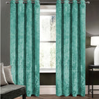 1 unidad - Cortinas opacas de tela gruesa de terciopelo de hielo, grado de sombreado superior al 85%, tamaño 140X260CM, varios colores, verticales y hermosas, sombreado y a prueba de viento, lavables a máquina, no se encogen, no se decolora