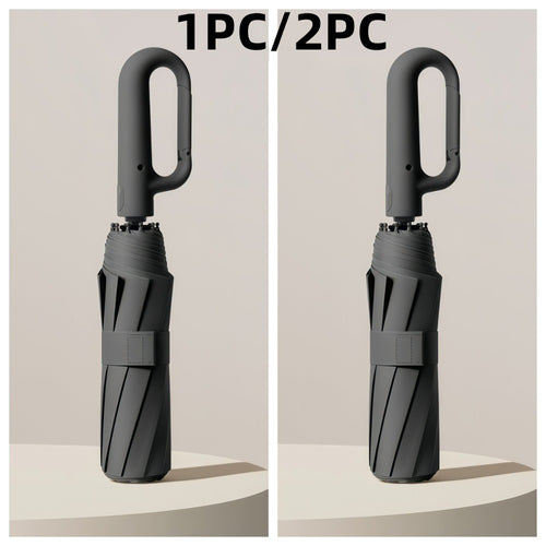 1 y 2 Especificaciones Opcionales, Paraguas Plegable con Hebilla Totalmente Automática, y Protección Solar, Adecuado Tanto para Hombres Como para Mujeres, Paraguas de Viaje, Con un Diámetro de 106cm/41.2 pulgadas Cuando Está Abierto, Robust