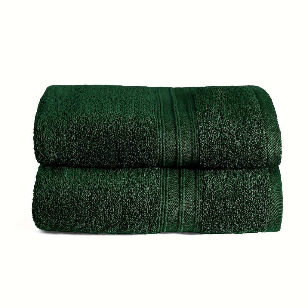 Paquete de 2 Toallas 100% Algodón 550gsm Extra Suaves, Super Absorbentes y Secado Rápido – Paños para Manos, Baño o Invitados 30x50cm, 50x100cm, 70x140cm - 9 Colores Disponibles