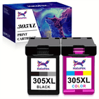 Cartucho de tinta | Cartuchos de tinta compatibles con HP 305 (juego de cartuchos XL) para impresoras HP DeskJet 2720e 4120e HP Envy 6000 6420e