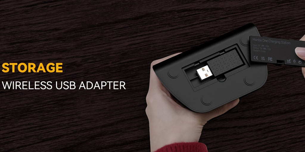 Mando inalámbrico con base de carga para PC, Switch y dispositivos móviles