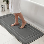 Juego de 3 alfombras antideslizantes para baño, tapete de baño grueso súper absorbente, almohadilla suave de secado rápido, con tapete de inodoro en forma de U, tapete para piso de baño, tapete de ducha, bañera, habitación de ducha, suministros de baño, d