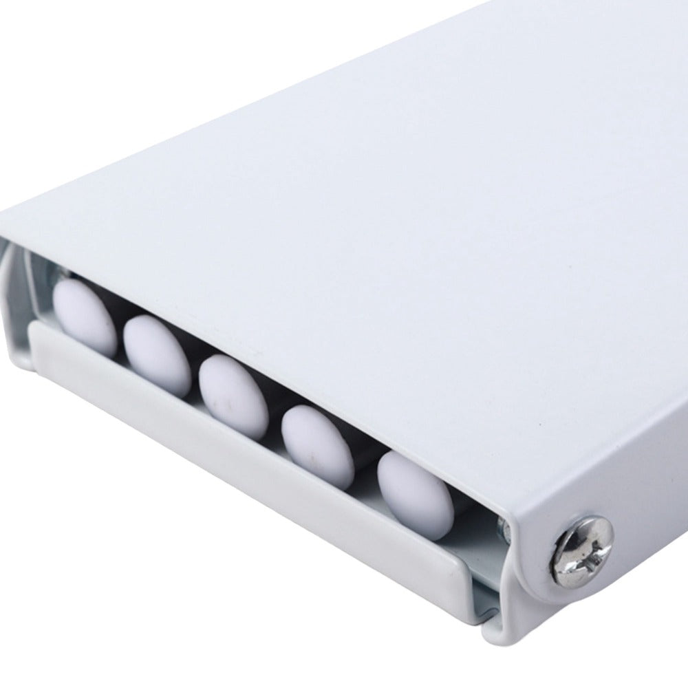Mikomika Tendedero Plegable Montar en Paredes - Retrctil - Tendedero Plegable de 80cm para Interiores o Exteriores -y Compacto Que Ahorra de Espacio, Capacidad para 30Kilos, Cuenta con 6 barras de 80cm aluminio de alta resistencia (T001 1999)