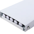 Mikomika Tendedero Plegable Montar en Paredes - Retrctil - Tendedero Plegable de 80cm para Interiores o Exteriores -y Compacto Que Ahorra de Espacio, Capacidad para 30Kilos, Cuenta con 6 barras de 80cm aluminio de alta resistencia (T001 1999)