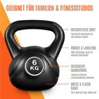 Dispositivo de entrenamiento de costos Kettlebell conjunto de 20 Kg de bola de mancuerna de swing de mancuerna redonda de peso de Kettlebell de swing de mancuerna para estudio de fitness y hogar