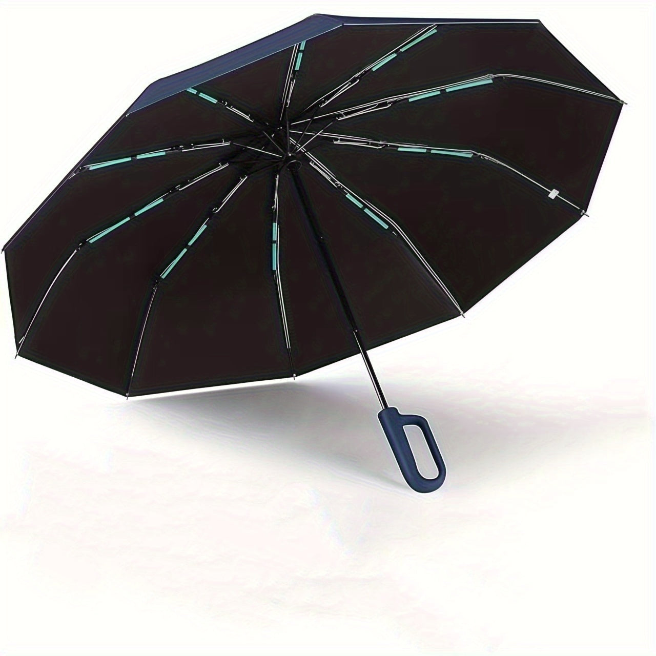 1 y 2 Especificaciones Opcionales, Paraguas Plegable con Hebilla Totalmente Automática, y Protección Solar, Adecuado Tanto para Hombres Como para Mujeres, Paraguas de Viaje, Con un Diámetro de 106cm/41.2 pulgadas Cuando Está Abierto, Robusto y Duradero, P