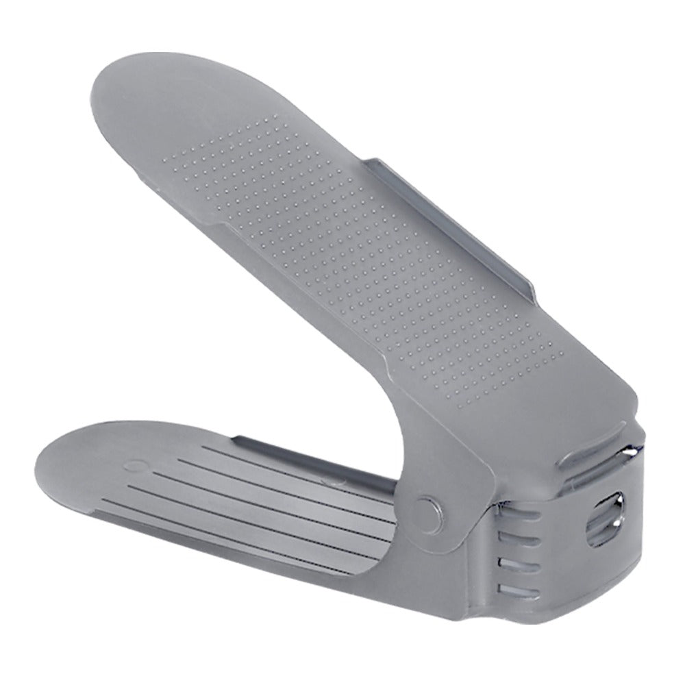 Juego de 30 estantes de plástico ajustables para zapatos, organizador de zapatos, con altura ajustable en 3 posiciones