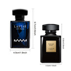 Set de Dos Botellas de Colonia para Hombre, 110ml en Total, Cedro y Almizcle, Perfume Amaderado para Hombre, Spray de Fragancia de Larga Duración, Adecuado para Uso Diario y Ocasiones Importantes, Regalo Ideal para Hombres en Vacaciones, Exquisita Caja de