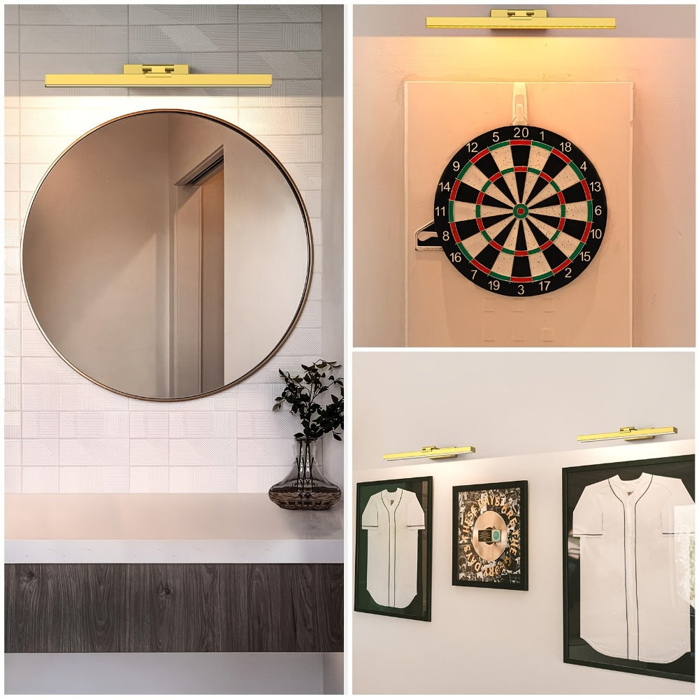 Luz LED recargable para cuadros ajustable | Para galería, dormitorio y baño