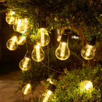 Guirnalda LED solar de ocho modos | Para jardín, camping y fiestas