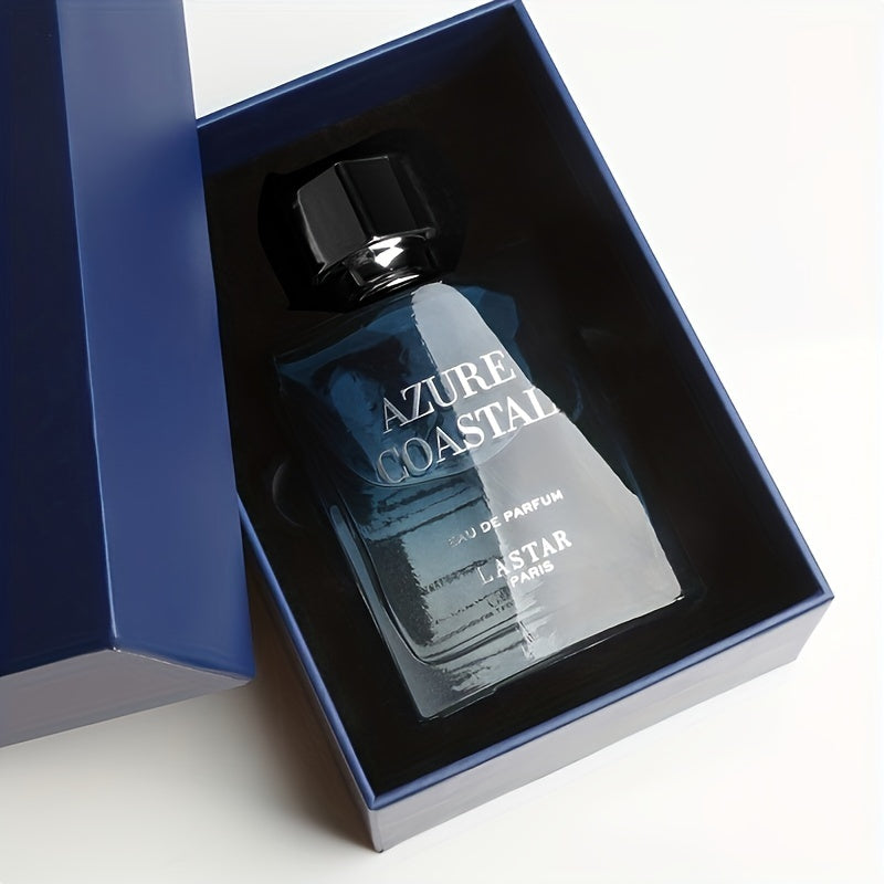 Colonia para Hombres Ocean, Fragancia Exclusiva de Océano, La Combinación Perfecta de Brisa Marina Fresca y Aroma de Madera, Ideal para Citas y Uso Diario, Muestra el Encanto Profundo del Hombre, Frescura Duradera, Caja de Regalo, Excelente Regalo para el