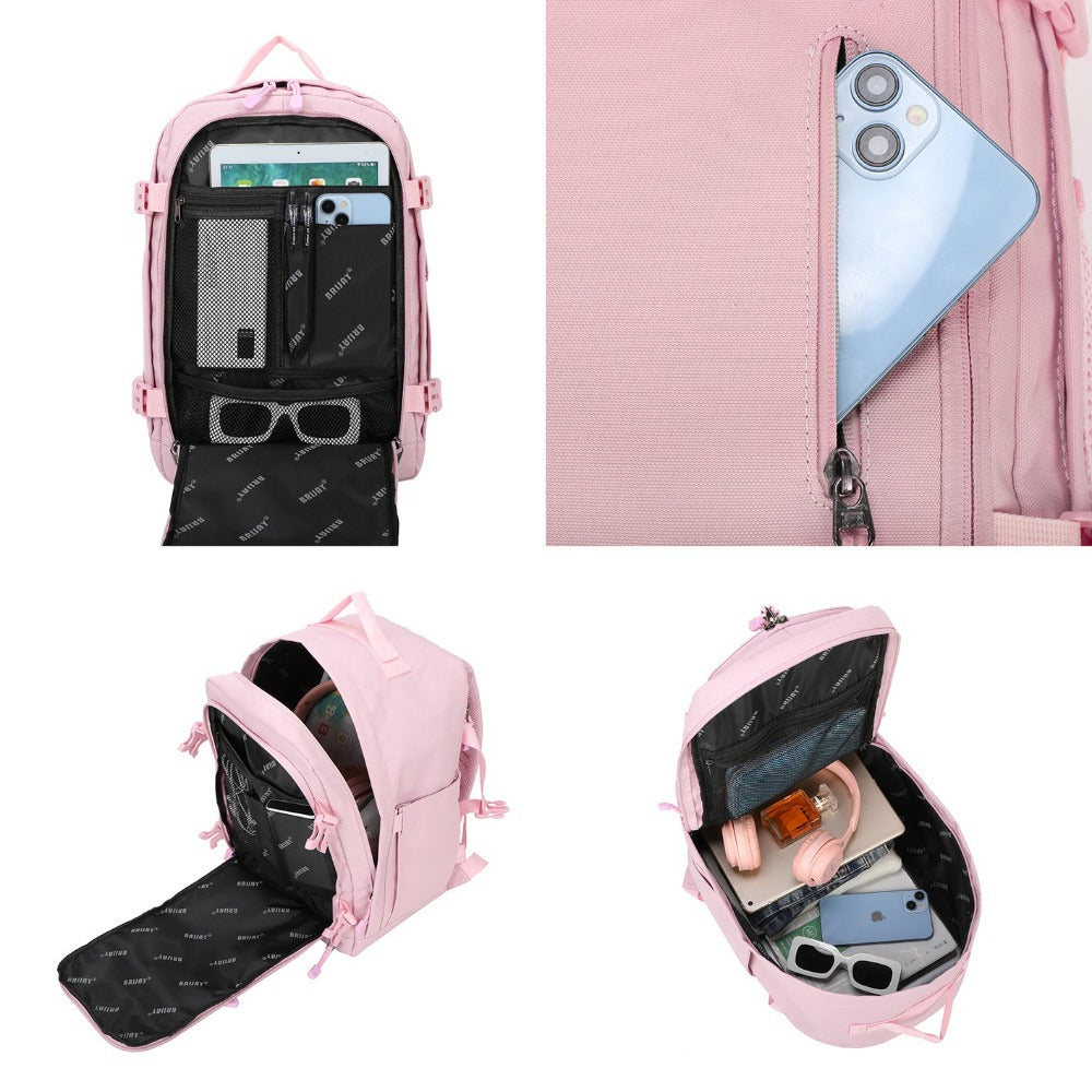 Mochila de cabina 40 x 20 x 25 cm (20 L) | Mochila ideal para viajes en avión | Mochila de cabina para hombre y mujer para el trabajo, viajes, senderismo y escuela