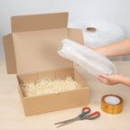 Caja Cartón para Mudanzas y Almacenaje Ultra Resistentes con Asas, Fabricadas en Cartón Duro, Ideal para Mudanzas o Almacenaje de Libros y Ropa, Transporte Cómodo y Seguro gracias a las Asas Laterales - packer PRO