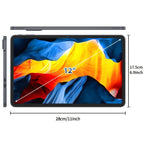 RELNDOO Tablet Android 16 de 12 pulgadas, 24GB (8+16) RAM, 256GB ROM, T615 Octa-Core, 8000Mah, Tablet PC 2-En-1 con Teclado, Ratón Inalámbrico, Funda, Lápiz Óptico (No Electrónico), Ideal para Películas y Lectura, Perfecto para Oficina, Estudio, Regalo de