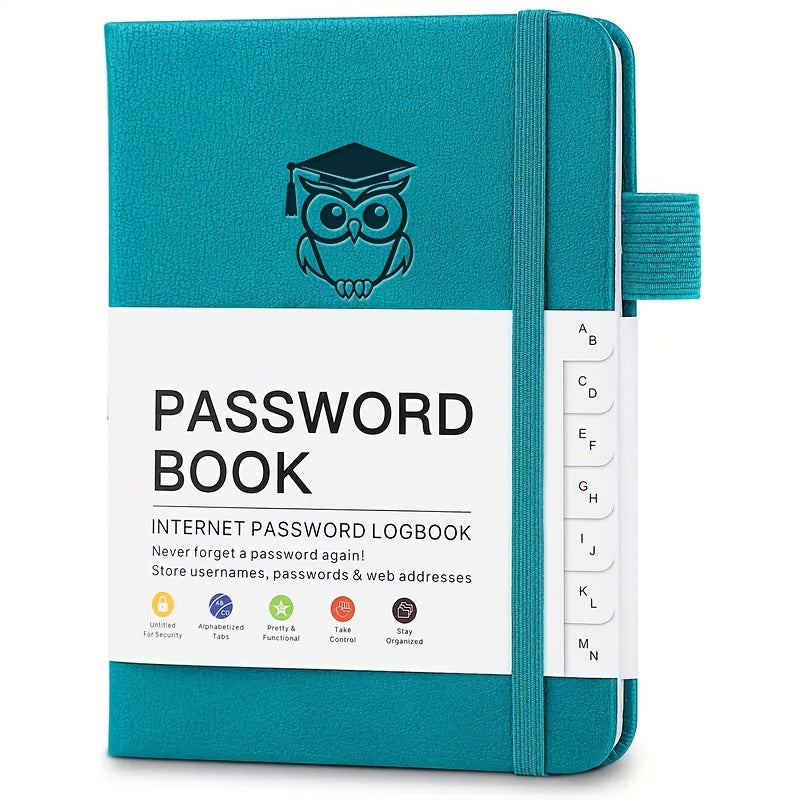 Cuaderno de contraseñas | Organización de accesos hogar y oficina