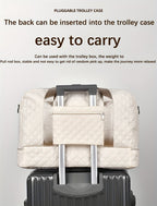 Bolso de Fitness Moda Exterior Corto Bolso de Viaje para Mujer Bolso de Equipaje Plegable de Ocio y Moda de Gran Capacidad para Viajes de Negocios Portátil