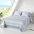 Colcha Reversible de Verano Bouti, Edredón de Microfibra Estampado, Ligera y Transpirable para Todas las Estaciones, Manta Fina para Primavera y Verano (Sin Fundas de Almohada)