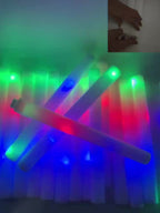 Paquete de 100 barras luminosas de 3 LED de 35.05 cm para decoración de fiestas y recuerdos de boda, barras artesanales duraderas multiusos a granel para manualidades, barras de luz LED con 3 modos intermitentes en la oscuridad, perfectas para reuniones n