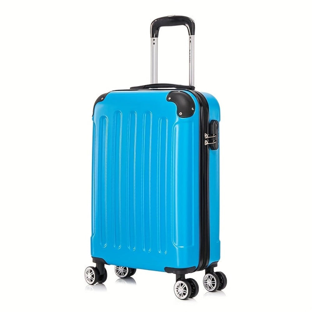 Juego de Equipaje que Incluye una Maleta de Cabina de 20 Pulgadas, una Maleta de Viaje Expandible con Ruedas Giratorias de 360 Grados, Cerradura con Contraseña, Gran Capacidad, un Equipaje de Bodega de 28 Pulgadas y un Equipaje de Mano para Viajes