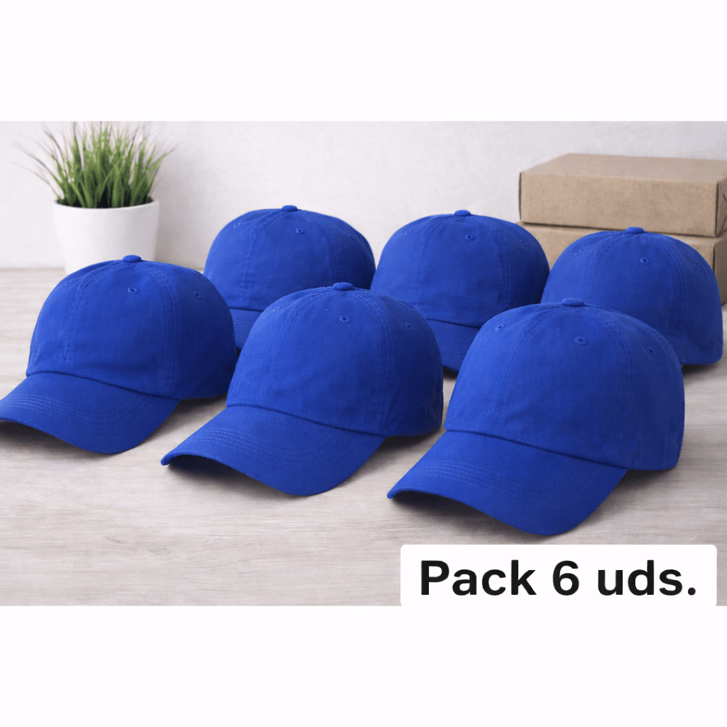 PACK DE 6 GORRAS