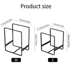 Organizador de Soportes de Platos de Metal de 1/3 piezas, Soporte Vertical para Platos, Construcción de Metal Duradera Anti-Caída, Ahorro de Espacio, Adecuado para Platos, Ollas, Tapas, Tablas de Cortar, Ideal para el Hogar, Uso en Restaurantes