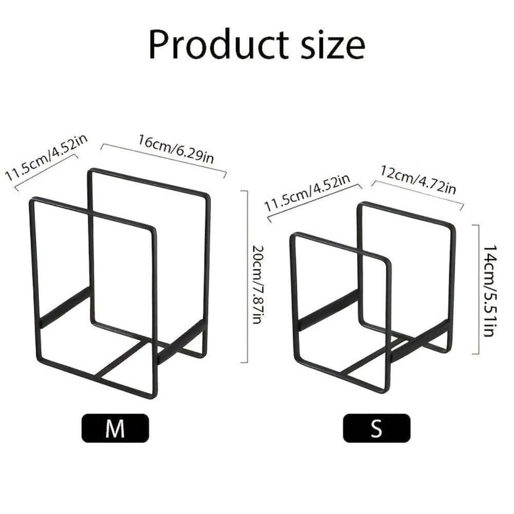 Organizador de Soportes de Platos de Metal de 1/3 piezas, Soporte Vertical para Platos, Construcción de Metal Duradera Anti-Caída, Ahorro de Espacio, Adecuado para Platos, Ollas, Tapas, Tablas de Cortar, Ideal para el Hogar, Uso en Restaurantes