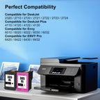 Cartuchos de Tinta 305XL Reacondicionados para HP 305 305XL Cartuchos Impresora para HP DeskJet 2700 2710 2720 2722 DeskJet Plus 4100 4110 4120 4121 4130 Envy 6010 6020 6030 6032 Envy Pro 6400 6420 (Color , 2 Juegos), Cartuchos Imprimir, Suministros Ofici