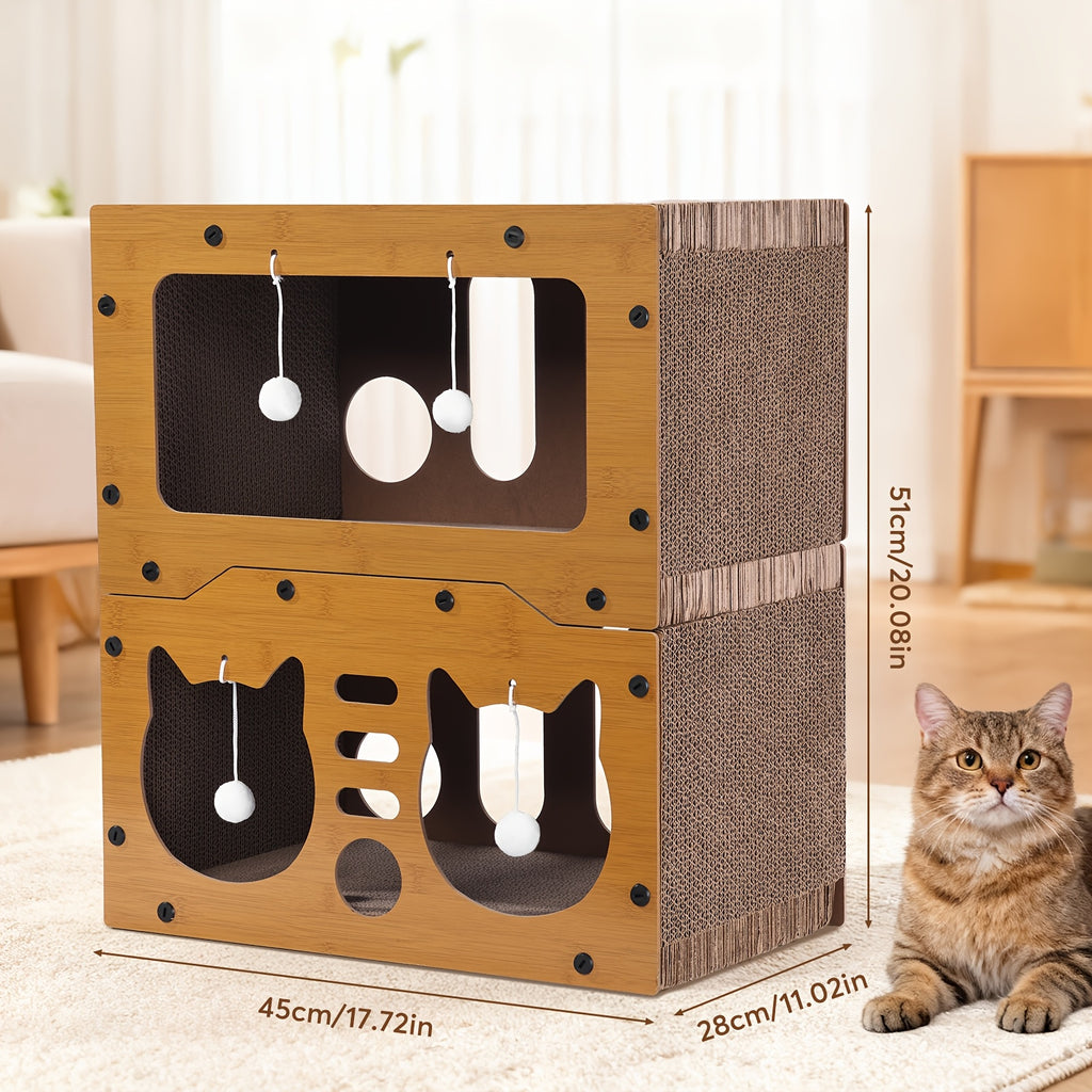 Árbol rascador para gatos 11 kg | Juego descanso escalada y cuidado de uñas