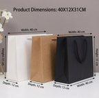 Pack de 12 Bolsas LUJO para Regalo con Asas de Cuerda,Bolsa Premium de Papel Grueso 230GSM，Fondo Reforzado, Ideales para Regalos, Eventos y Uso Profesional