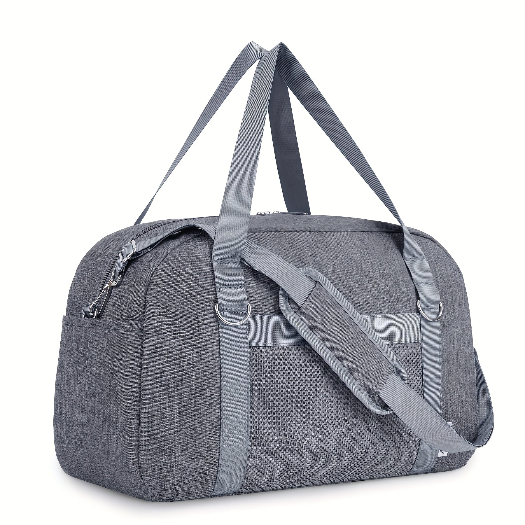 Bolso de mano aprobado por aerolíneas 18X14X8, compatible con TSA, para debajo del asiento, con bolsillo húmedo | 9+1 bolsillos organizados, equipaje de mano para mujeres y hombres (paquete ligero para viajes nocturnos)