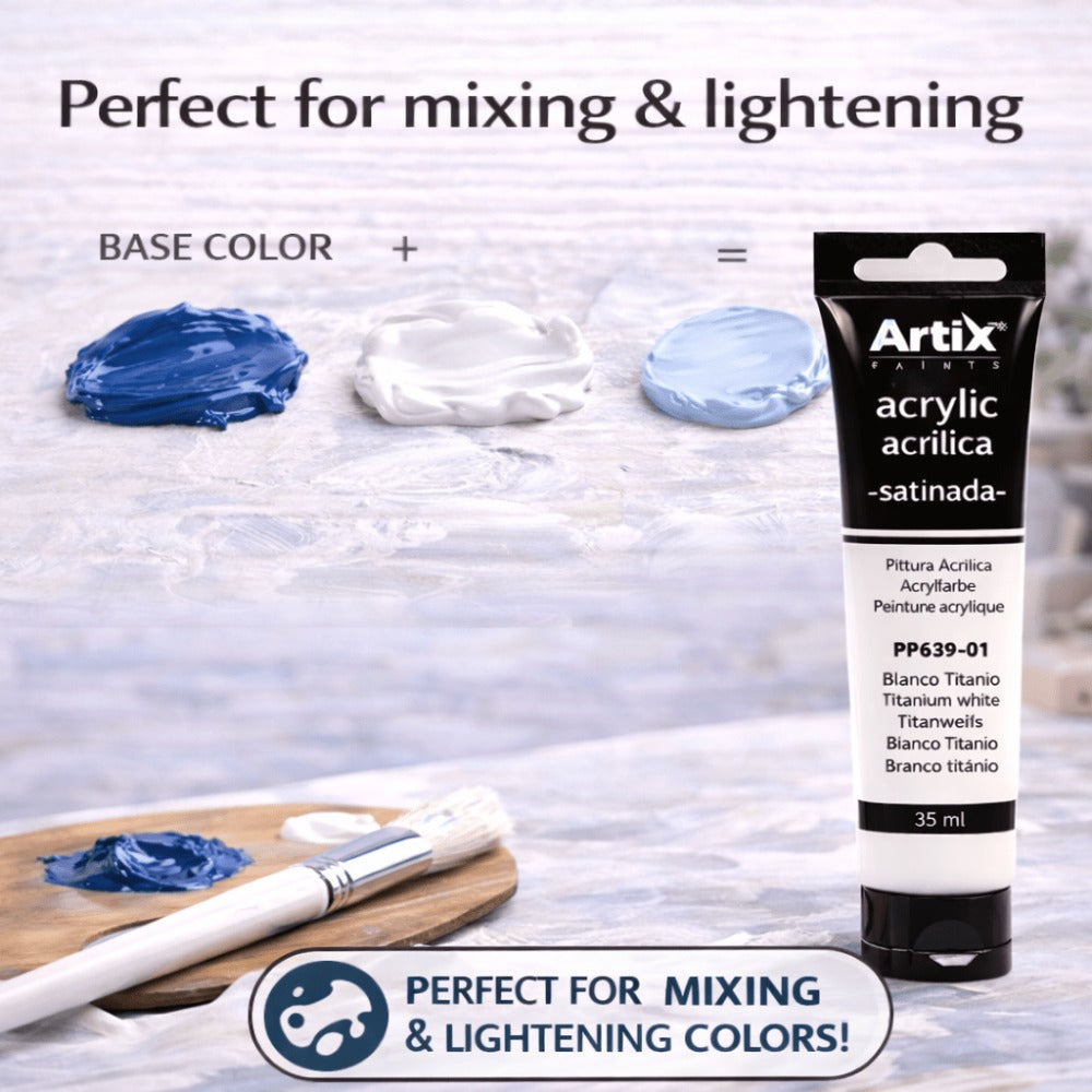 1x Pintura Acrílica 35ml, Colores Surtidos