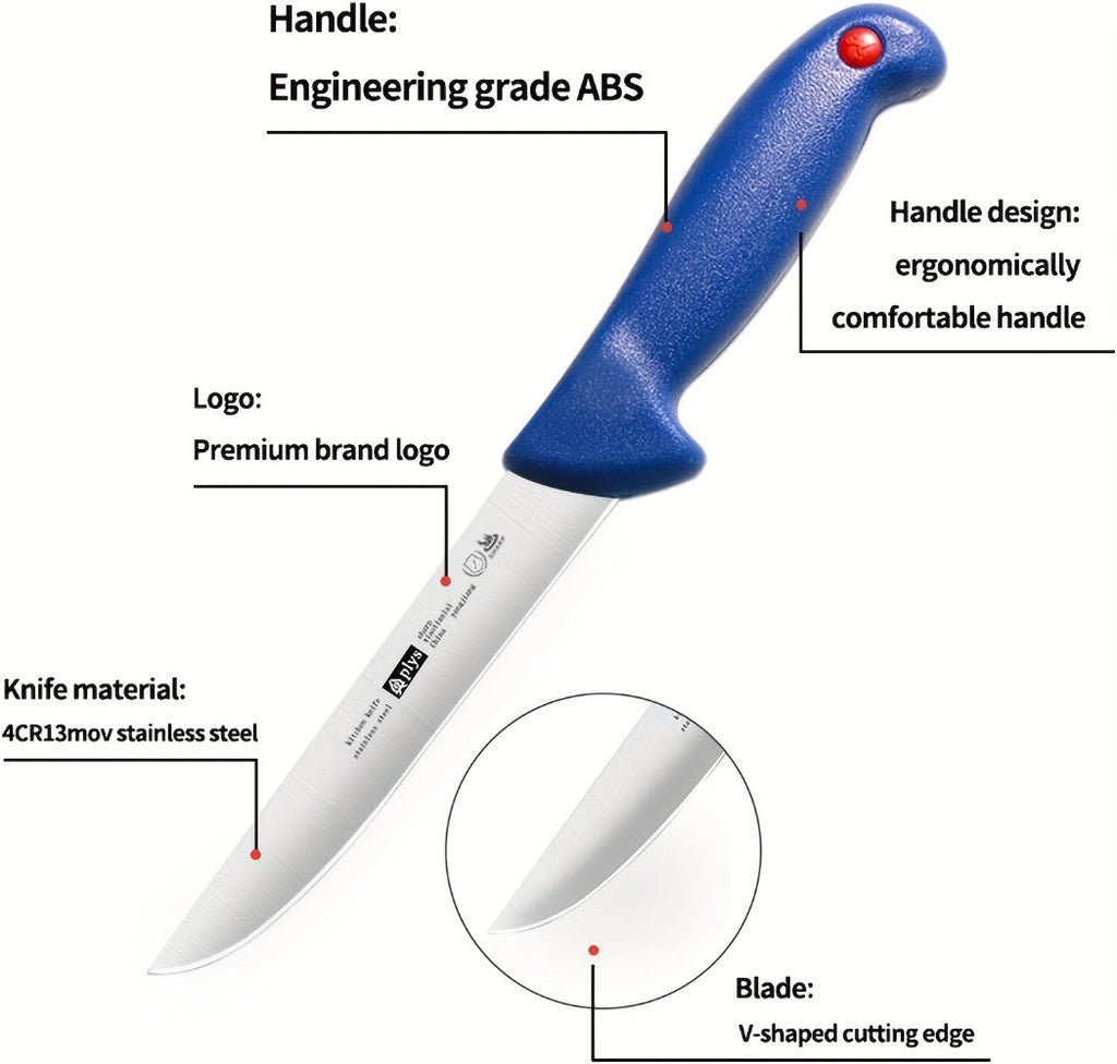 4 Piezas Cuchillo de Cocina, Cuchillo de Filetear, Utensilios de Cocina, Accesorios y Gadgets de Cocina, Cuchillo de Chef, Cuchillo de Frutas, Cuchillo de Carnicero de Acero Inoxidable, Cuchillo Profesional Afilado para Cocinar Carne, Cuchillo de Cocina p
