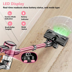 Aspiradora Escoba Multifunción 10 en 1 | Aspiradora Inalámbrica Doméstica de Alta Succión, Alcance de 45 Minutos, 3 Modos de Succión, Luz LED Verde Mejorada, Cepillo Anti-Enredos, Filtro HEPA, Cuerpo de Aluminio y Plástico, Marca SUXIANGVAC, Batería, 45KP