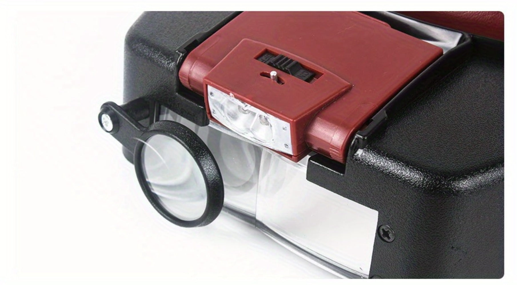 Lupa con luz LED ajustable plegable | Lectura reparación precisión y manualidades