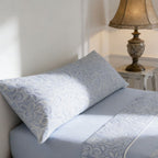 Juego de ropa de cama (Sábana ajustable, Cubrecama, Funda de almohada) | Juego de sábanas estampadas de 3 piezas | Primavera/Verano | Múltiples estilos | Tejido suave | 180cm - Múltiples tamaños disponibles