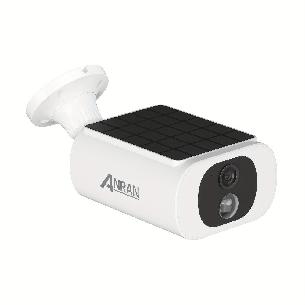 Cámaras de Seguridad Solar ANRAN para Exteriores, Ideales para Protección de Jardín, IP65, Módulo Solar Integrado para Alimentación, Detección PIR de Humanos para Prevenir Visitas No Deseadas, Inalámbricas y Estables, Interacción de Audio Bidireccional pa