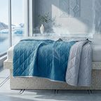 Colcha de Verano New Cool-Sense | Suave, con Relieve Ultrasónico, No se Decolora, Para Todas las Estaciones, Lavable a Máquina, Ideal para Dormitorio, Sala de Estar, Habitación de Invitados
