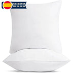 Relleno Cojín de Fibra Hueca Siliconada Alta Recuperacion 2 / 4 Unidades, Guata Poliester 100% Indeformable, Antialérgico, Hipoalergénico, Adaptable a Todas las Fundas, Suave, Mullido, Transpirable