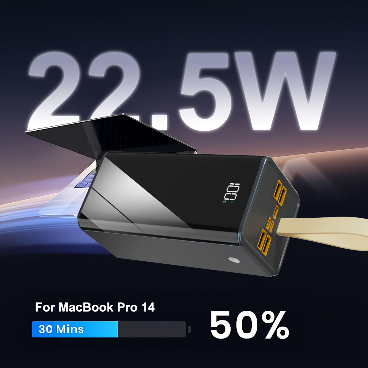 Power bank para carga durante viajes y uso diario | 80000Mah