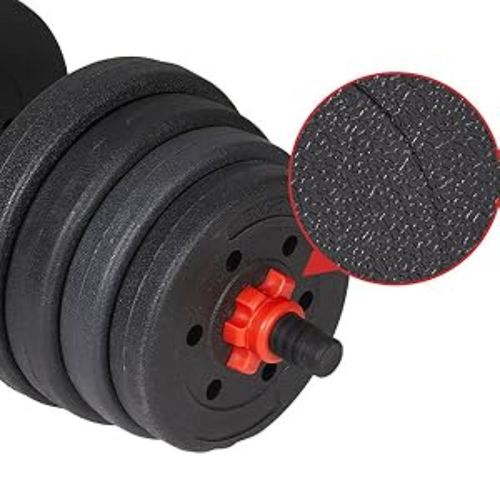Mancuernas ajustables de 10/15/20/30/40 kg, juego de pesas multiusos con barras rectas y mangos antideslizantes, pesas ajustables para culturismo y fitness en el gimnasio en casa.