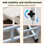 Mesa auxiliar para salón y dormitorio | 20 cm y 2 colores y ajustable
