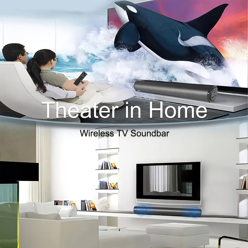 Barra de sonido para TV para cine en casa juegos y música | Inalámbrico y Control Remoto