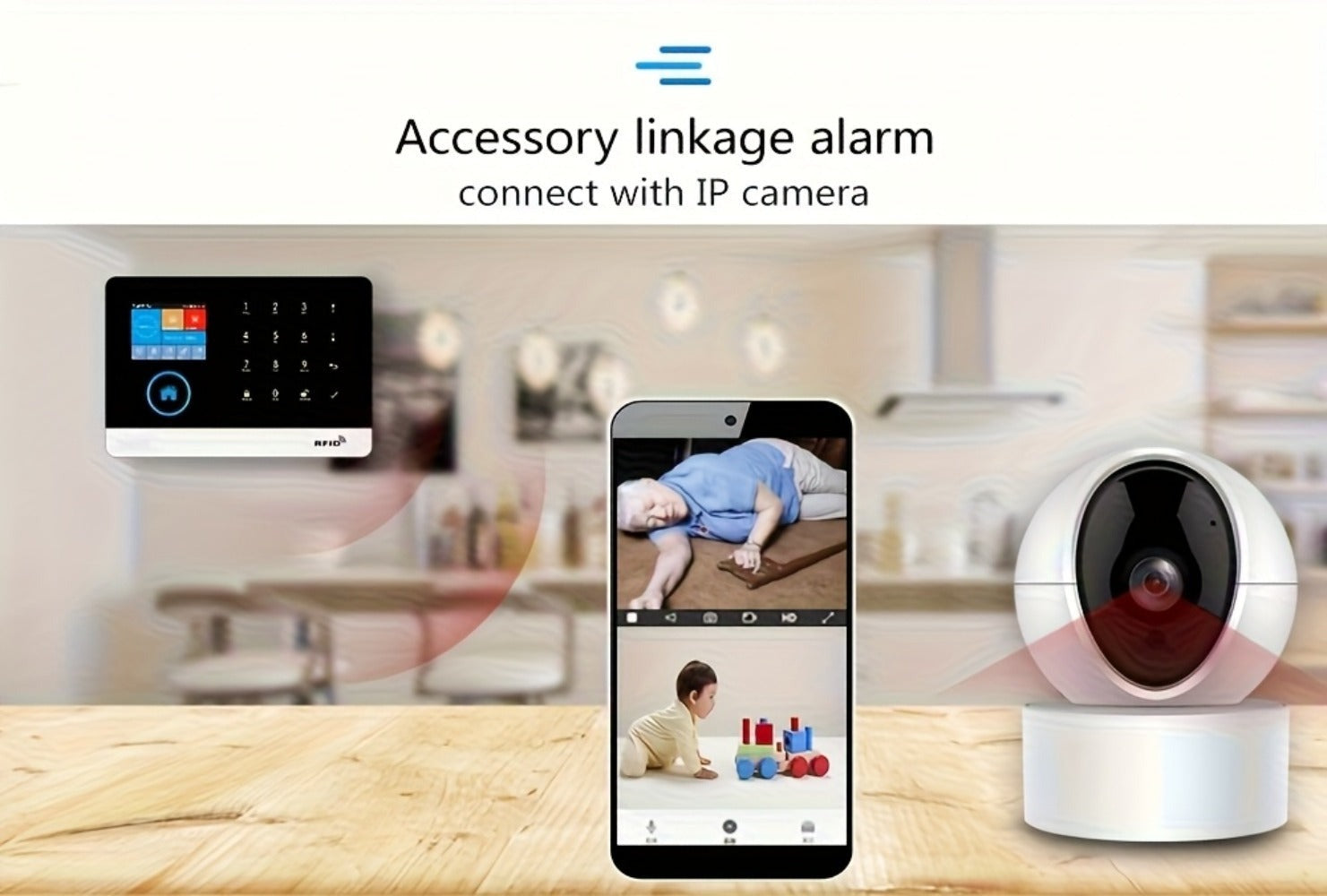 Sistema de alarma PGST para seguridad del hogar, kit de alarma DIY WiFi+GSM 2G con alerta por aplicación de teléfono, sensor de puerta/ventana, control remoto, compatible con Alexa y Google para casa, apartamento